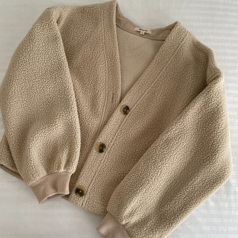 Madewell Fleece Crop (M)